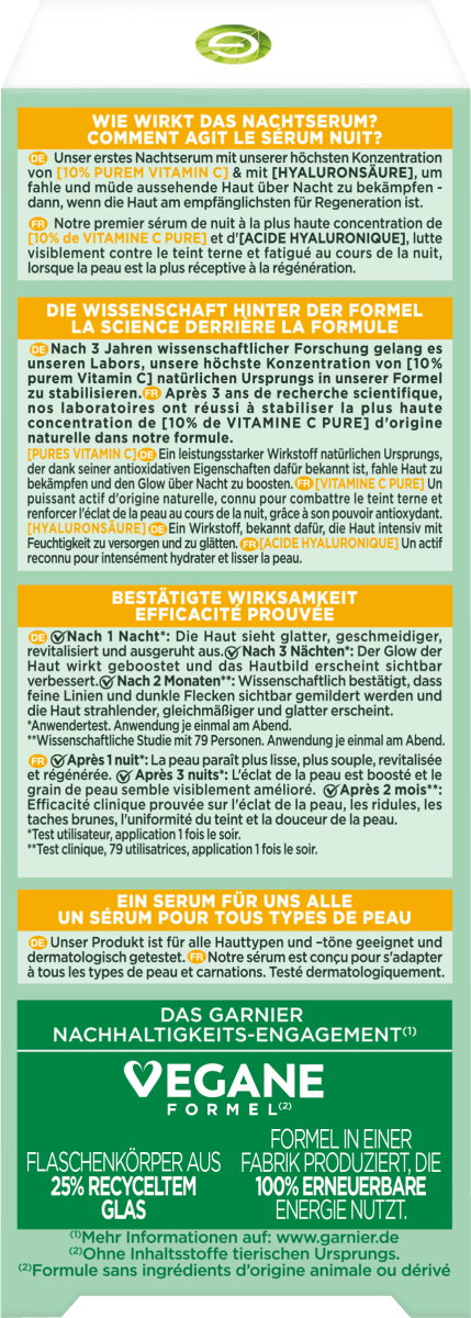 Nachtserum Vitamin C, 30 ml