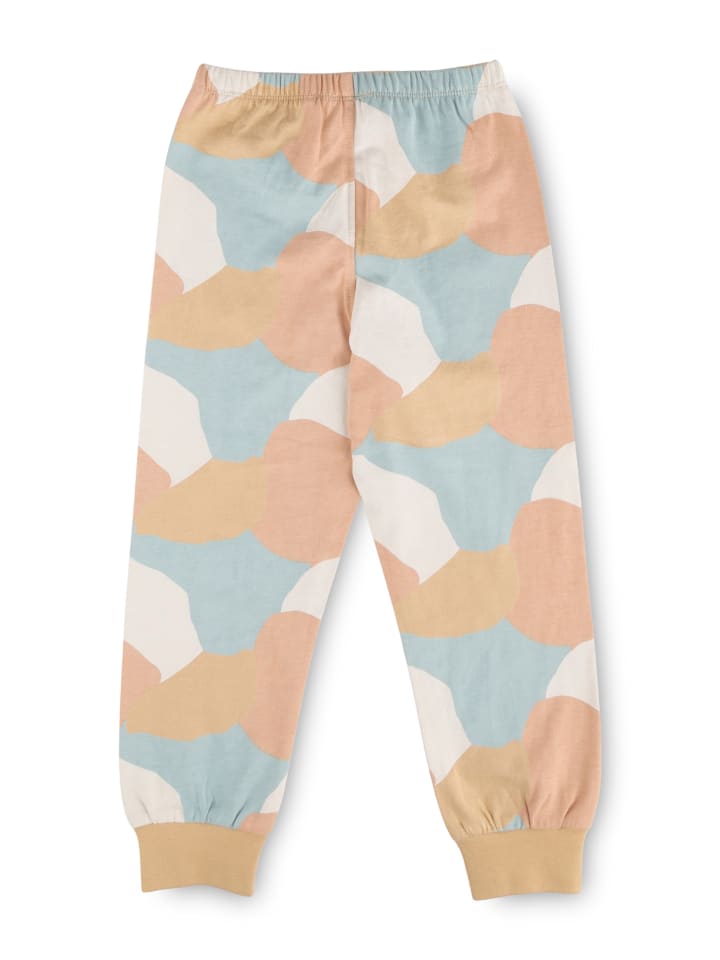 Sigikid Pyjama Kinder Schlafanzug in Hellblau/Hellbraun/ lange Hose günstig kaufen