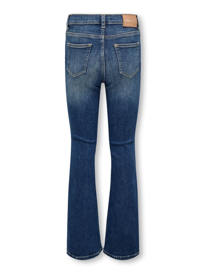 KIDS ONLY Schlagjeans KOGBLUSH FLARED DNM REA1319 in medium blue denim günstig kaufen
