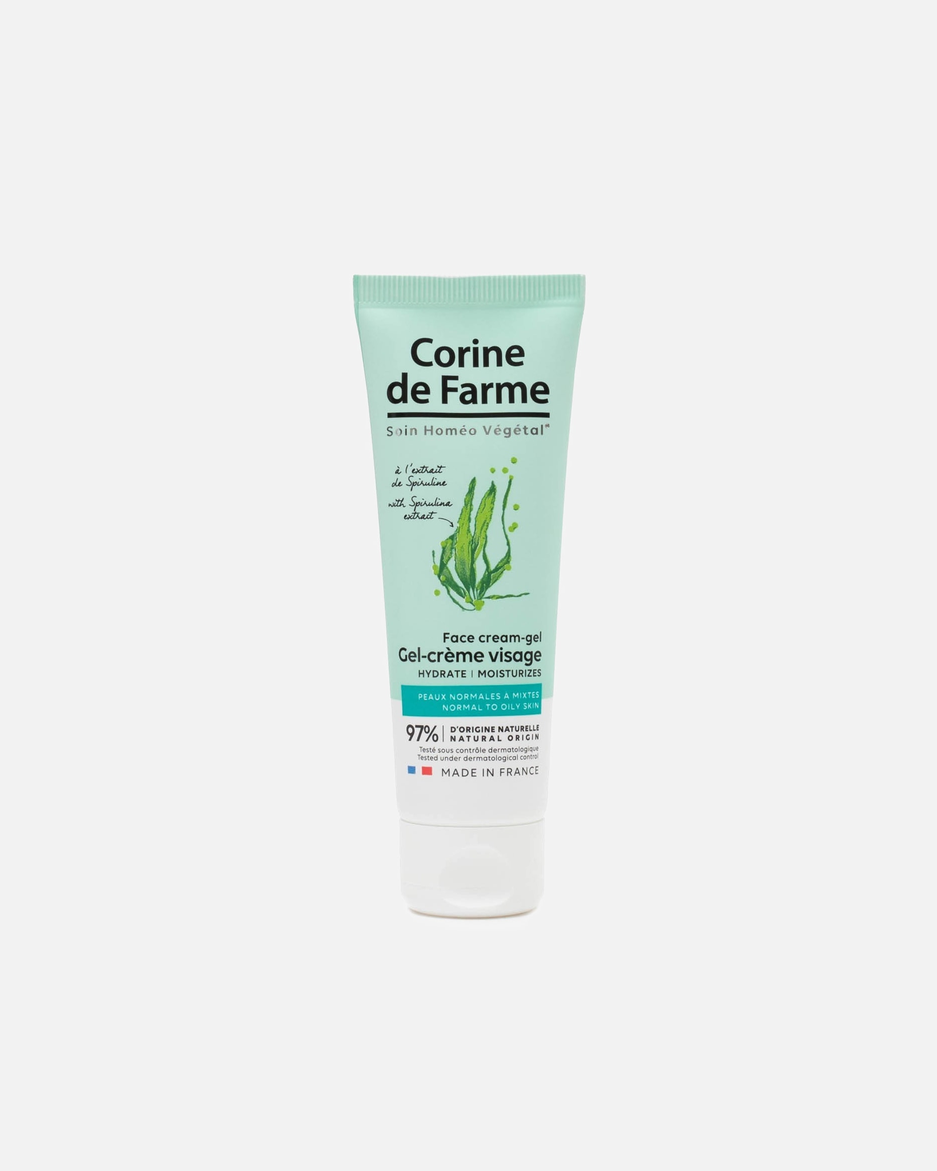 CORINE DE FARME Gel-Crema Facial con Extracto de Espirulina