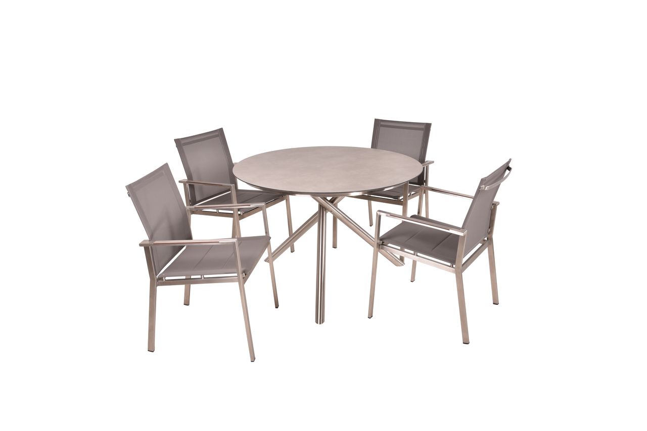 Garden Pleasure Tischgruppe SIENNA 09, 5-tlg.