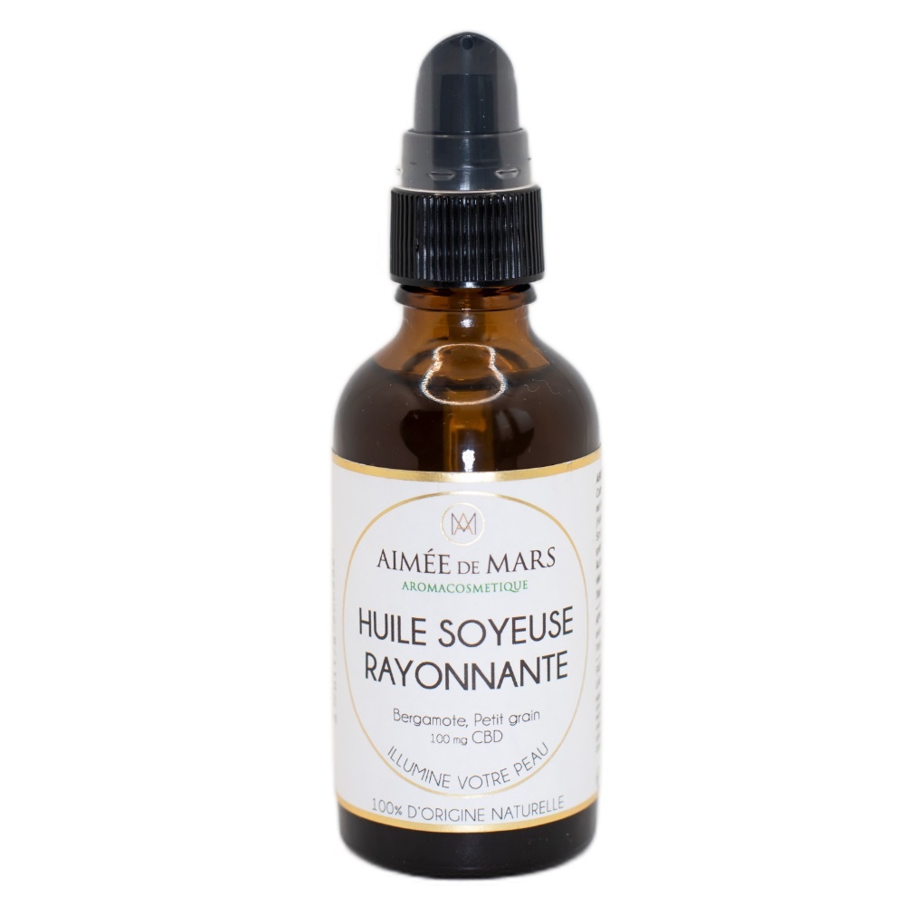 aimée de MARS HUILE SOYEUSE RAYONNANTE - Certifié Cosmos natural Huile de massage