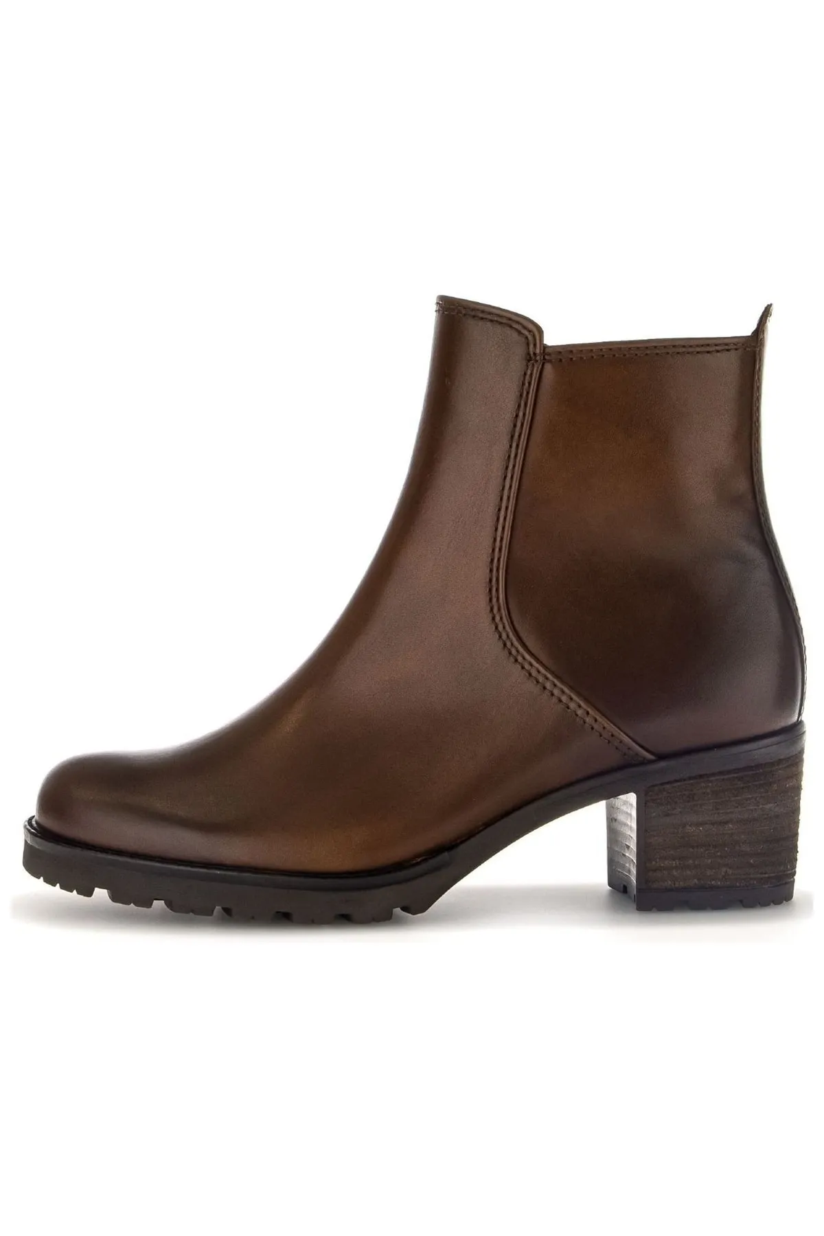 GABOR  Stiefelette - Braun - Blockabsatz