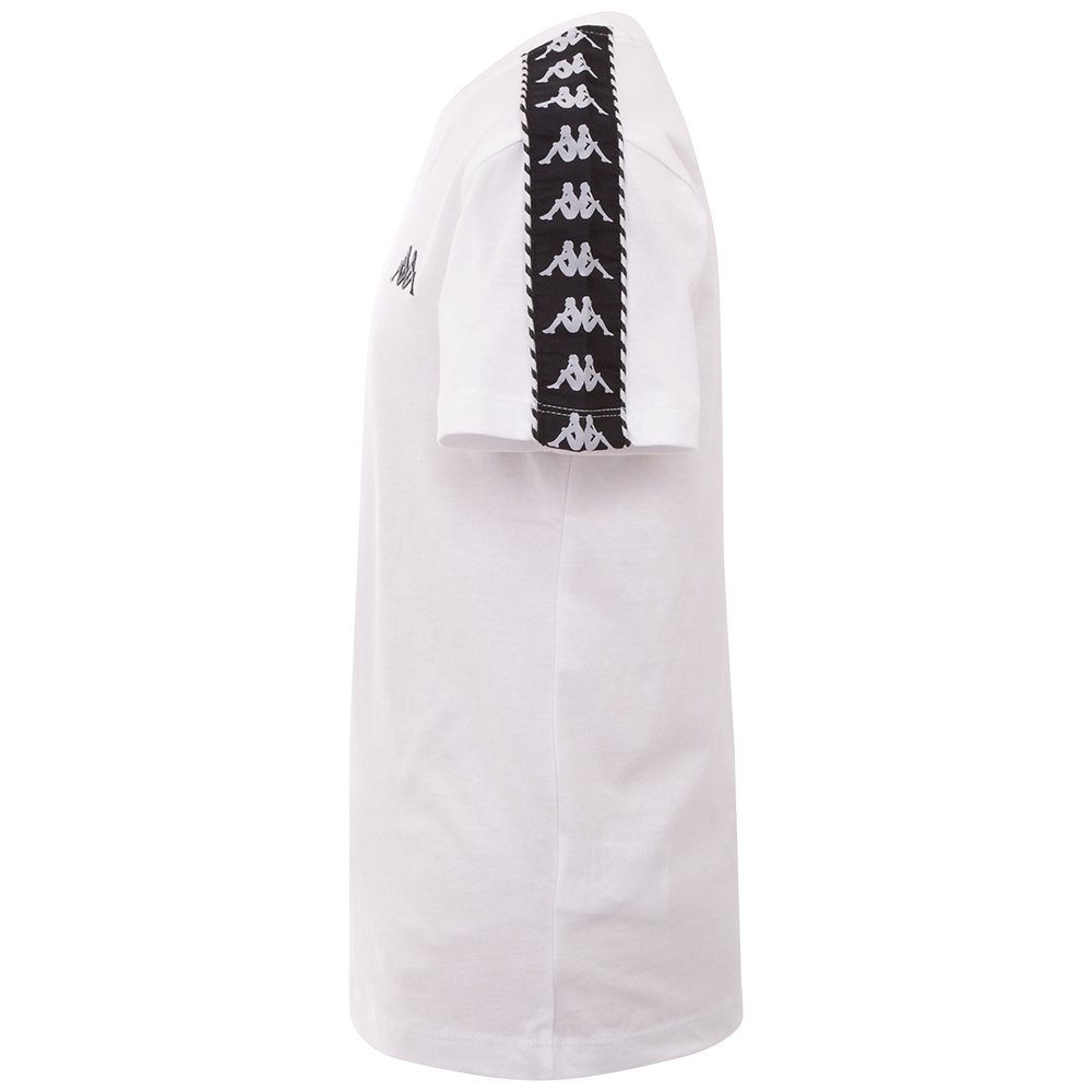 Kappa T-Shirt mit hochwertigem Jacquard Logoband an den Ärmeln