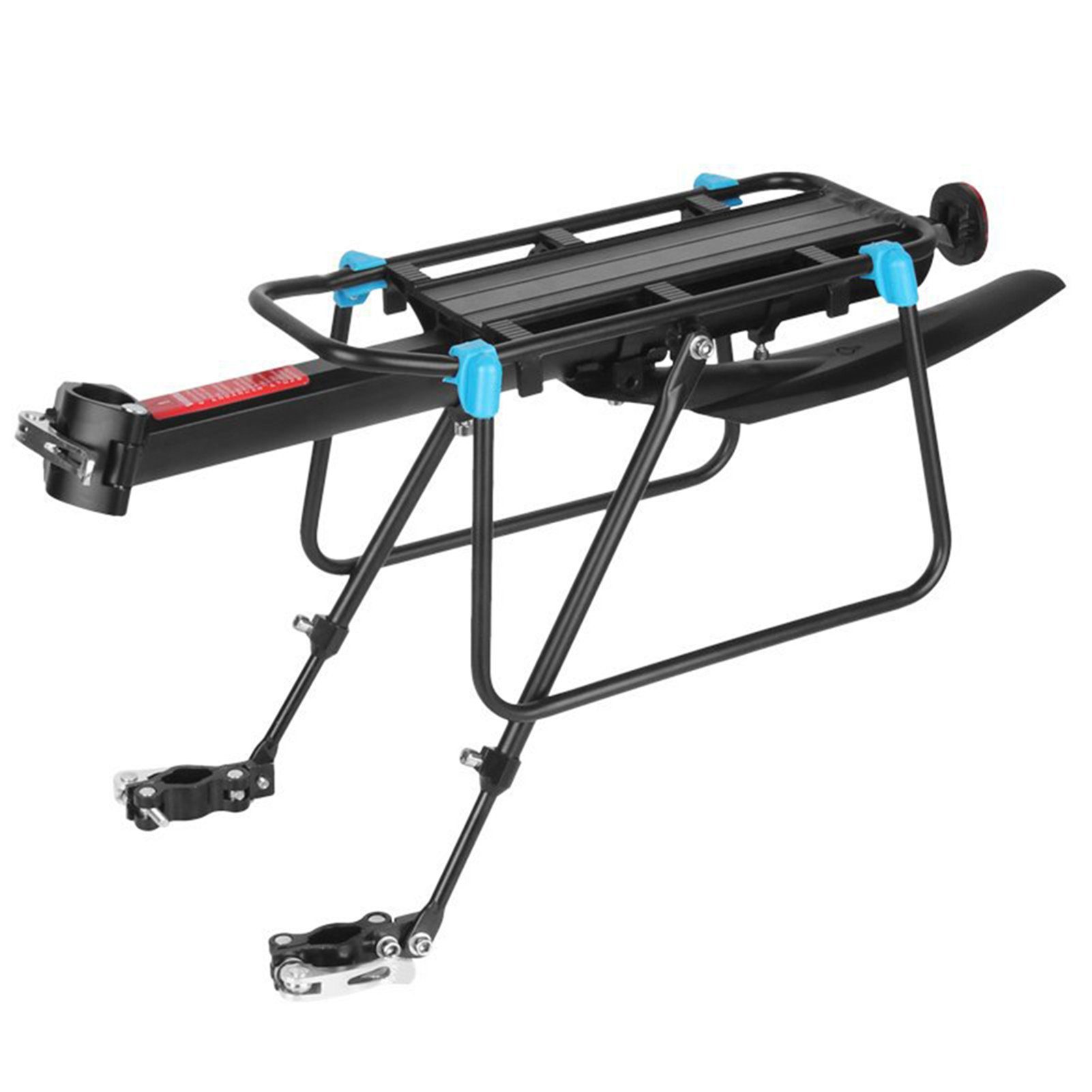 Tidyard Fahrrad-Gepäckträger 3in1 Gepäckträger,Mit Elastische Schnur + Reflektor,53 * 14 cm, Mit Montagezubehör