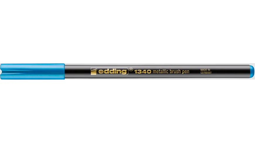edding 1340 metallic Pinselstift blau-metallic