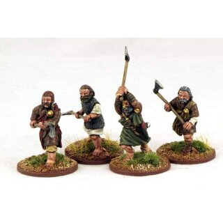 SAGA: Irish Fianna with Dane Axes Hearthguards (4)