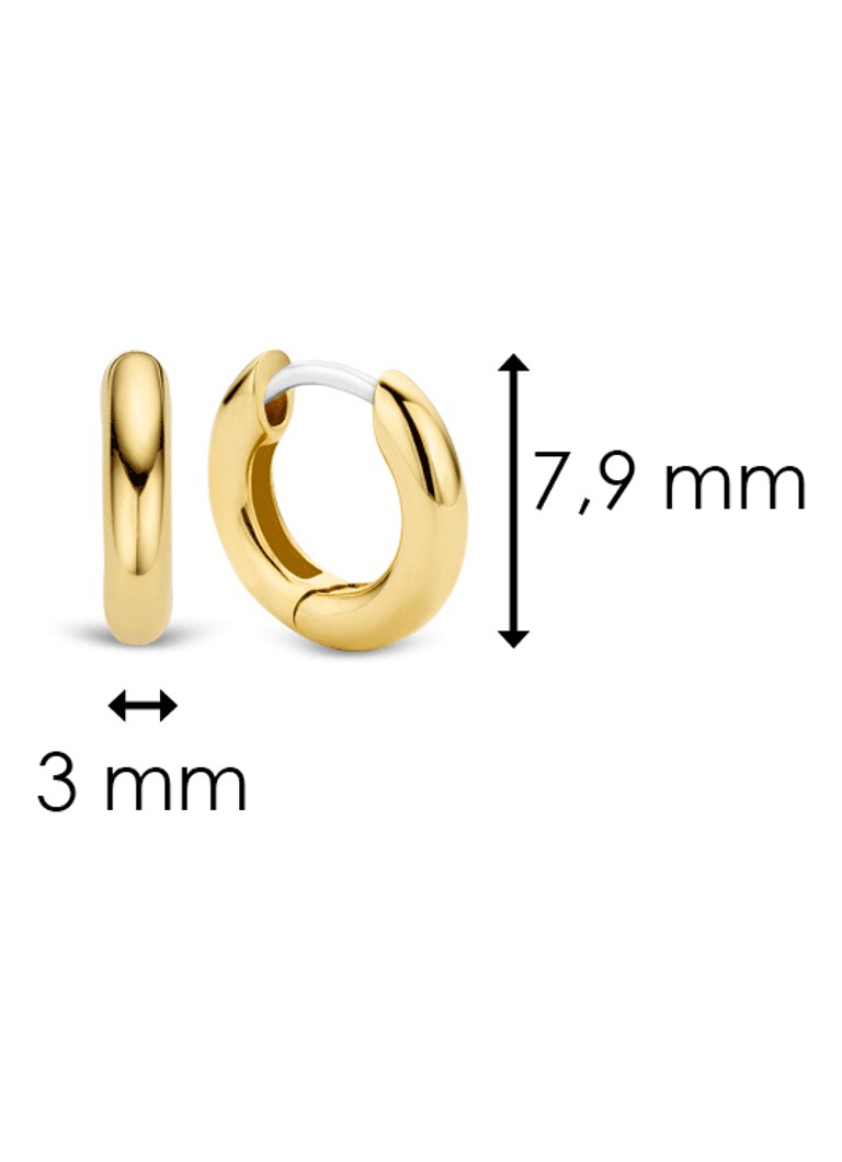 TI SENTO - Milano  Oorringen verguld 7210YS