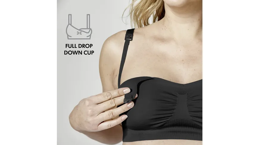 Medela Keep Cool™ Schwangerschafts- und Still-BH schwarz, Gr. XL schwarz