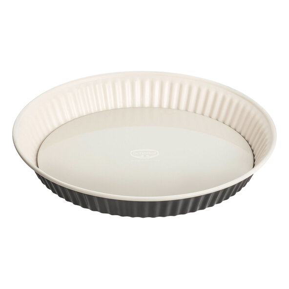 Tarte-/Quicheform mit Emaille-Hebeboden, 28 cm