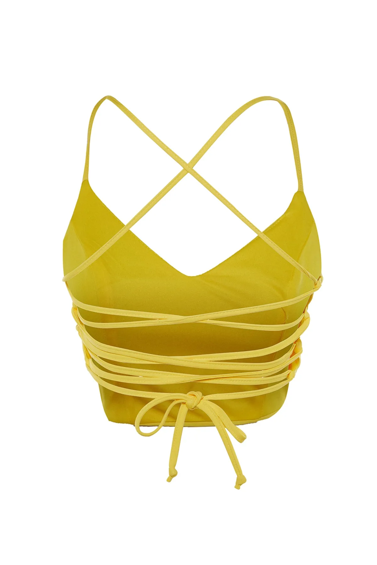 Trendyol Collection  Bustier mit gelben Trägern TPRSS21BS0009
