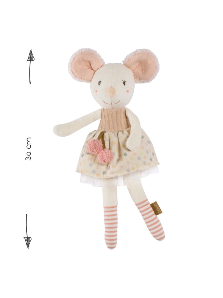 Fehn Spieltier Bean Bag Maus 30 cm - feehnlan in rosa,beige günstig kaufen onesize