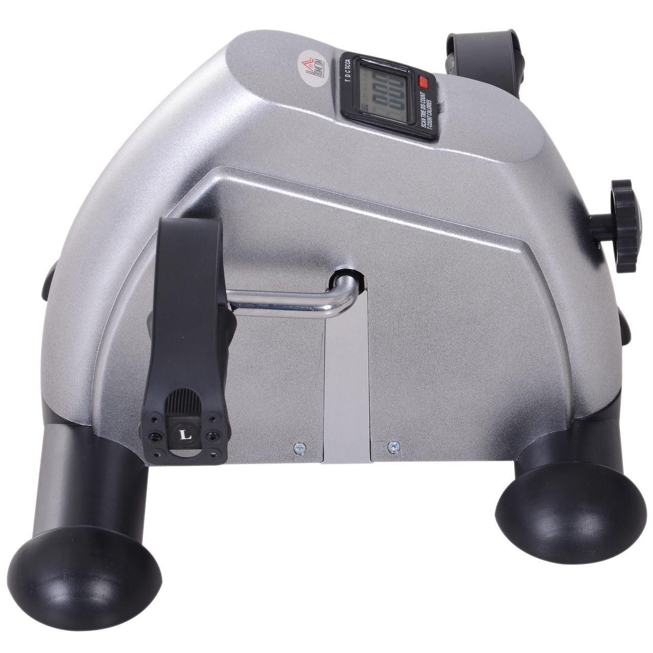 HOMCOM Heimtrainer Mini Bike Pedaltrainer Trainingsrad mit LCD-Display