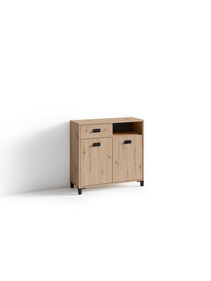 byLiving Badezimmer-Kommode Wellness in Artisan Eiche - (B) 80,5 x (H) 77,5 x (T) 31 cm günstig kaufen onesize