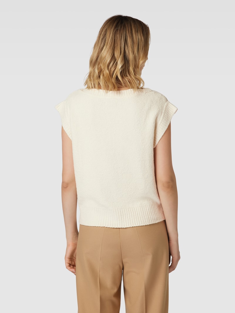 Pullunder mit Kappärmeln in beige