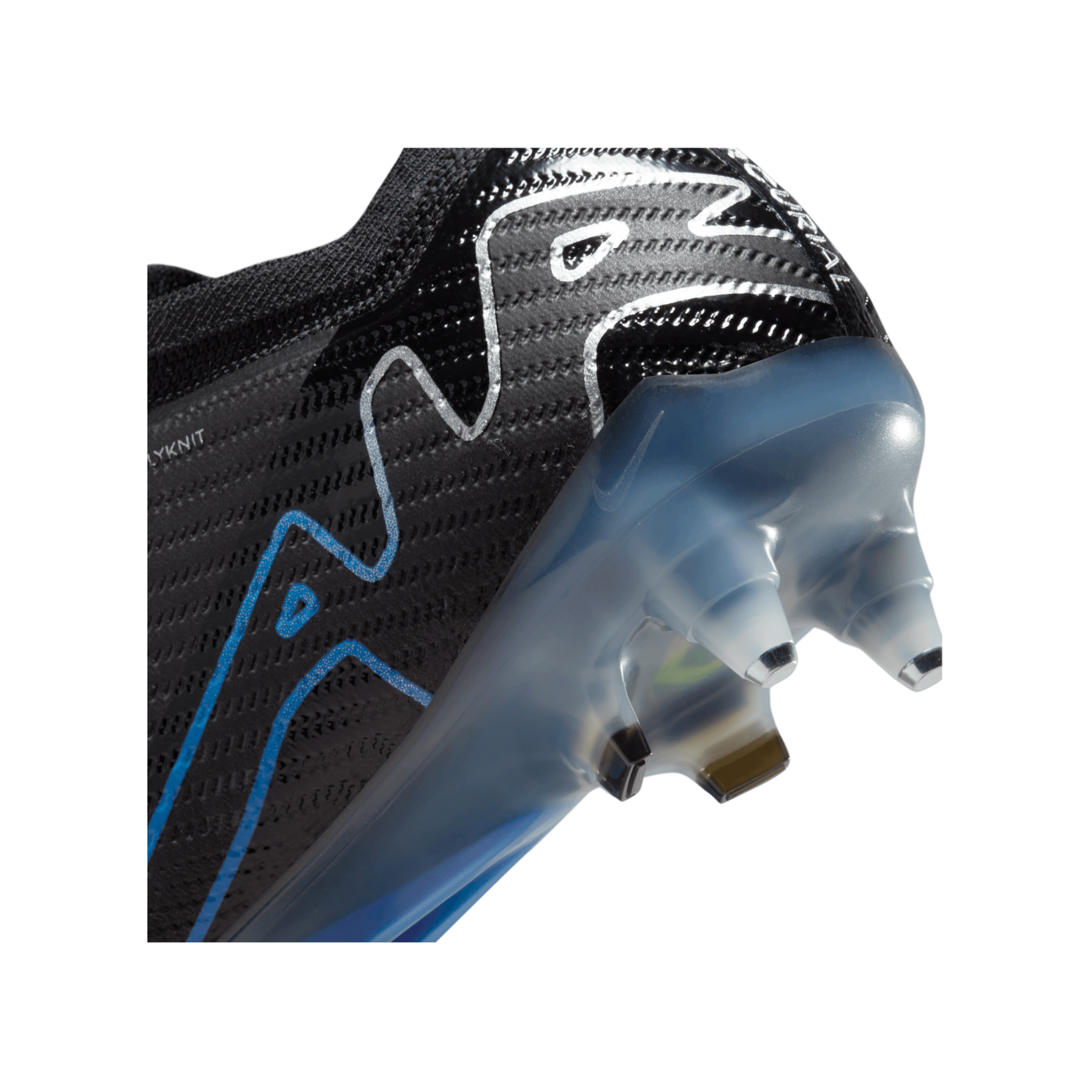 Nike Air Zoom Mercurial Vapor XV Elite SG-Pro AC Schwarz Silber Blau F040