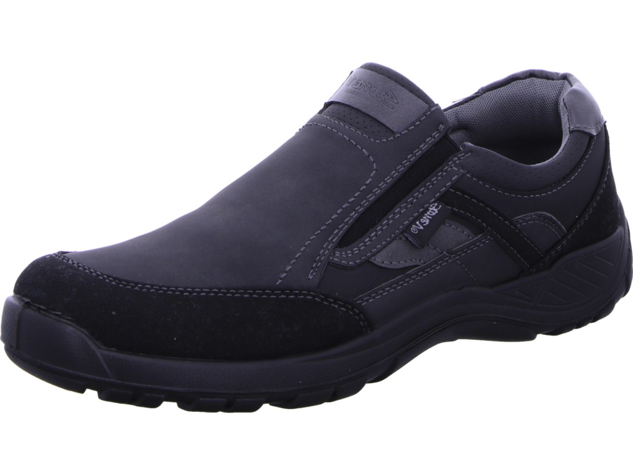 DIVERSE Komfort Slipper schwarz