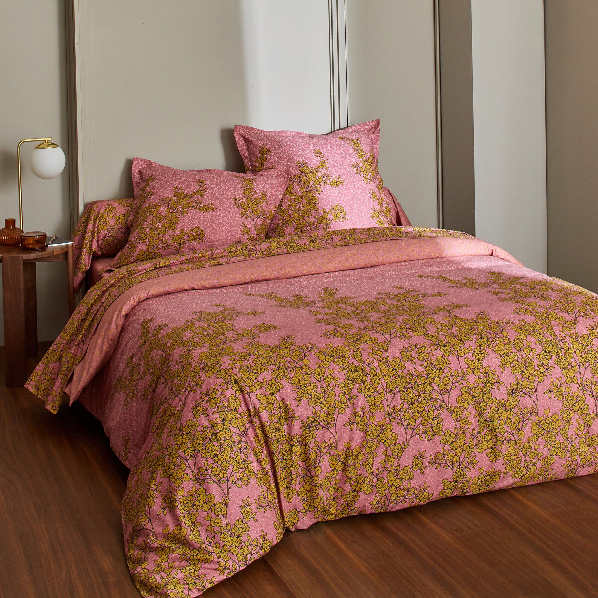 Linge de lit Coralie en percale de coton