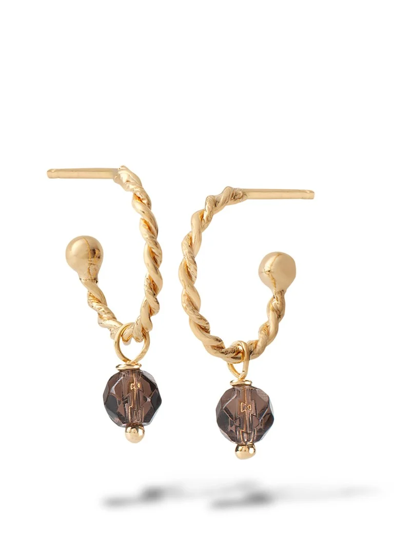 Casa Jewelry Riva gold-plated earrings