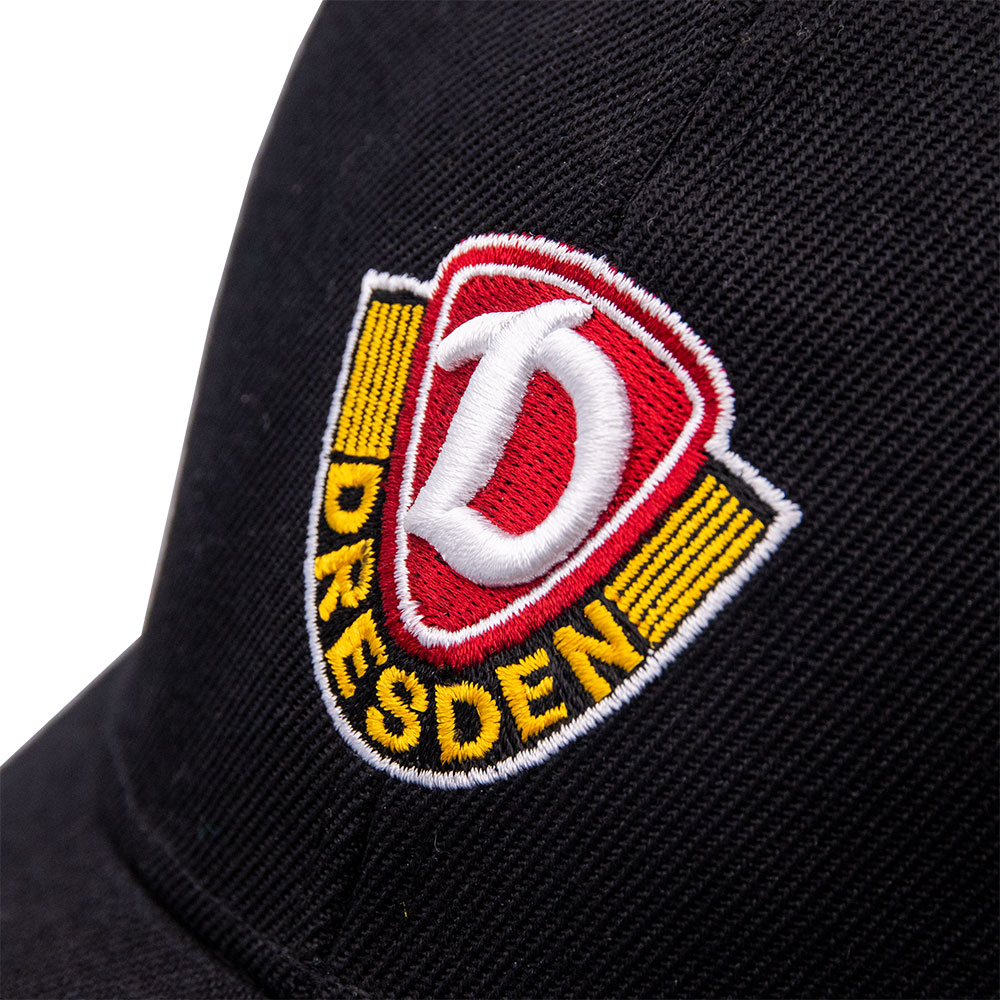 Kinder Basecap LOGO farbig 3D schwarz