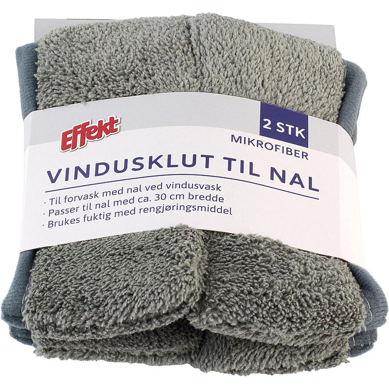 Effekt Vindusklut 2-pk, til nal, Effekt