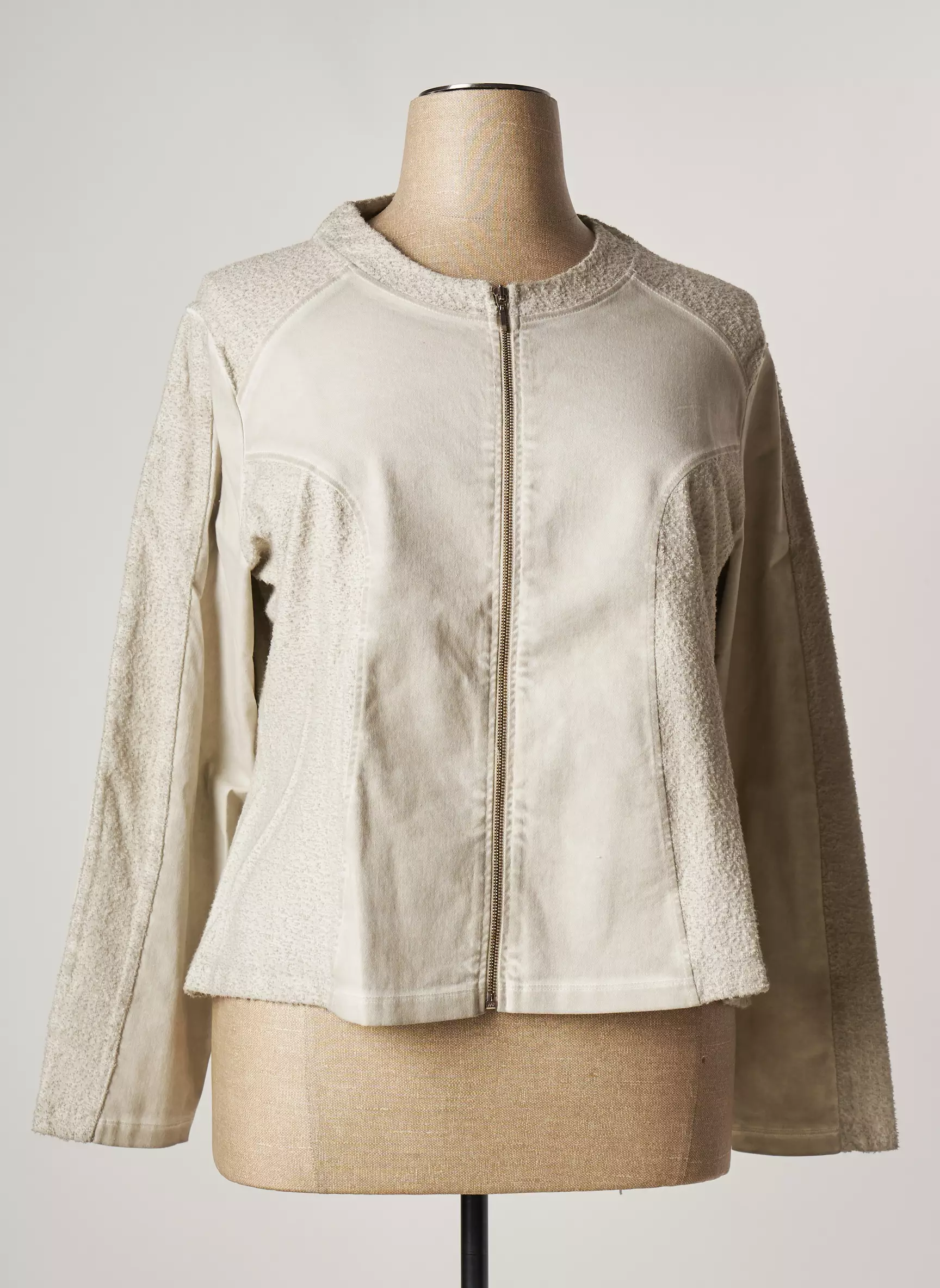Maloka Vestecasual Femme couleur gris