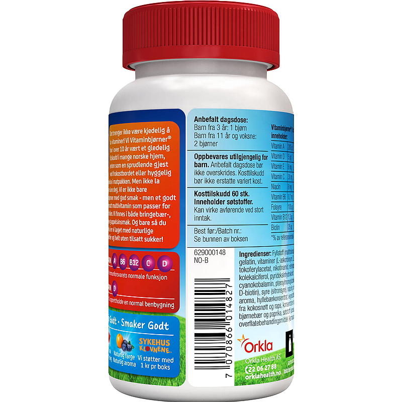 Collett Vitaminbjørner 60 stk Collett