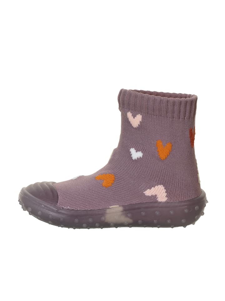 Sterntaler Adventure-Socks Herzen in lila günstig kaufen