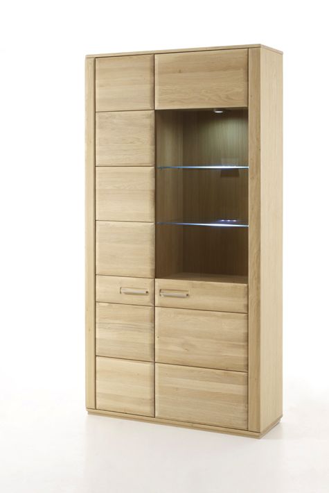 MCA Kombi-Vitrine-L Sena Eiche