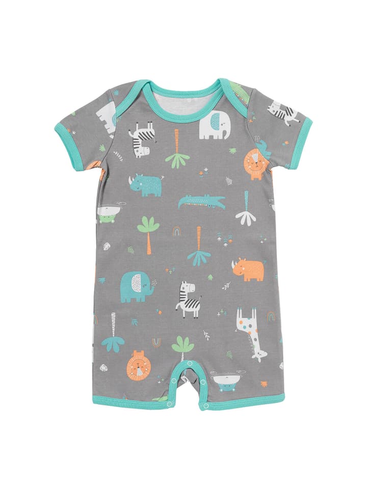 Schlummersack Bio Baby-Strampler kurzarm 2er-Pack in Türkis günstig kaufen