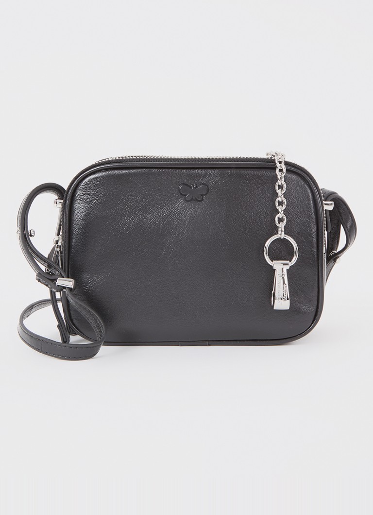 MaxMara Leather crossbody bag with detachable shoulder strap