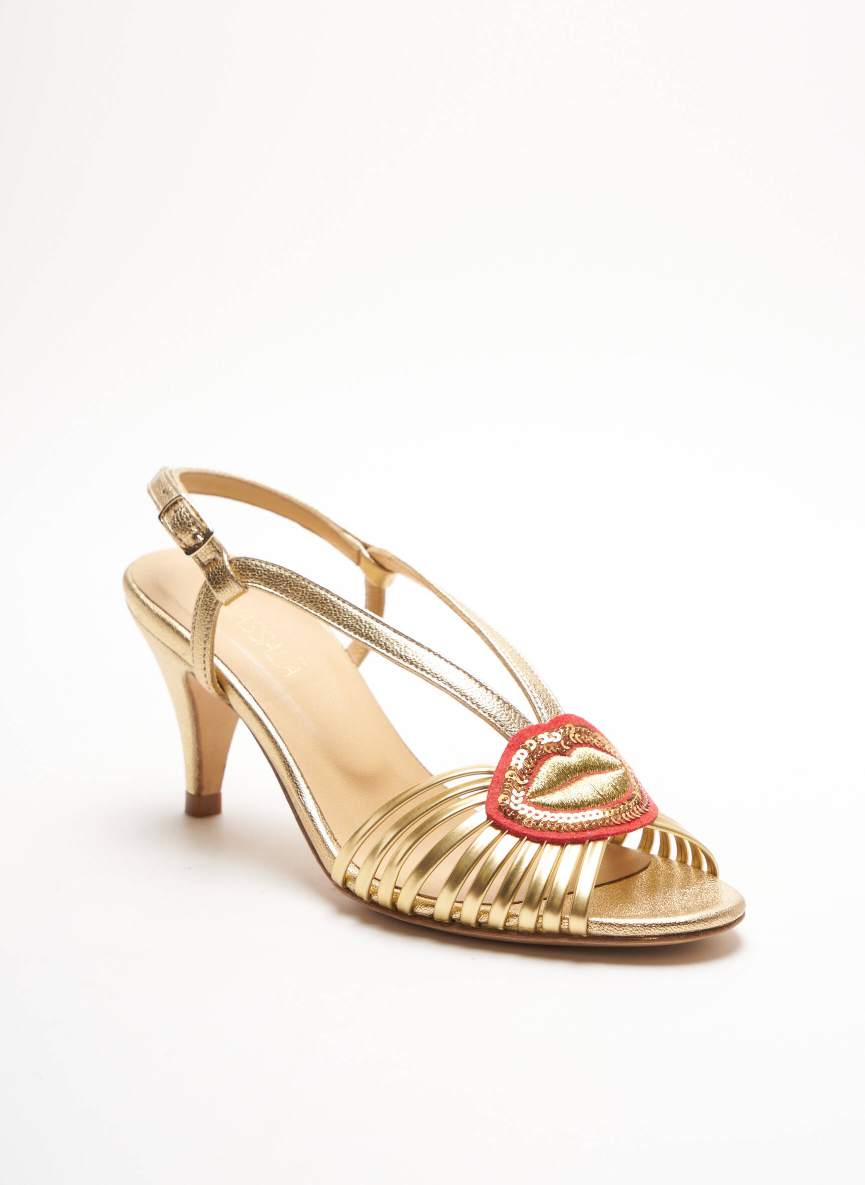 Kmassalia Sandales Nu Pieds Femme couleur beige