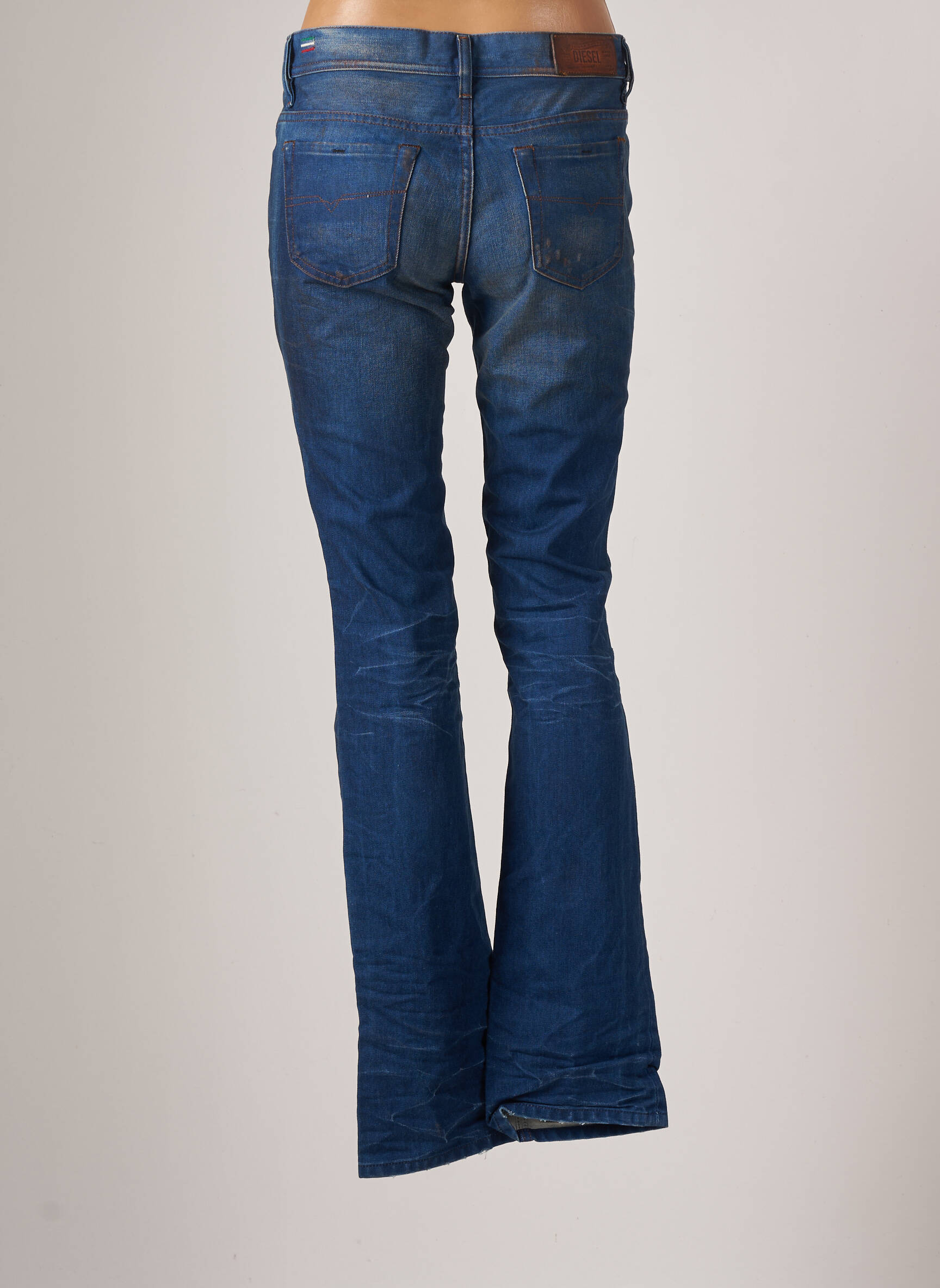 Diesel Jeans Bootcut Femme couleur bleu