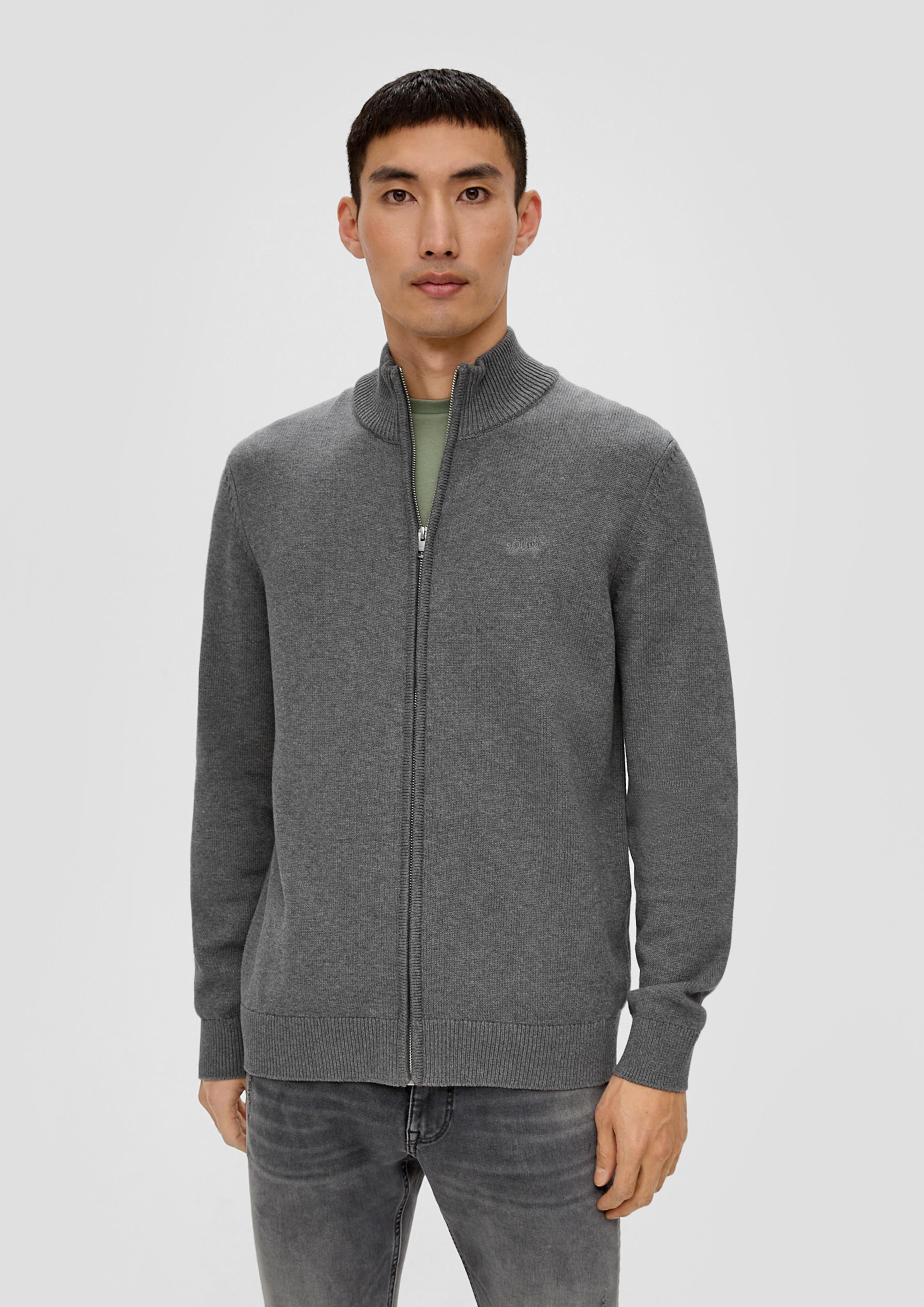 Strick-Cardigan aus Baumwolle  2134626-9730