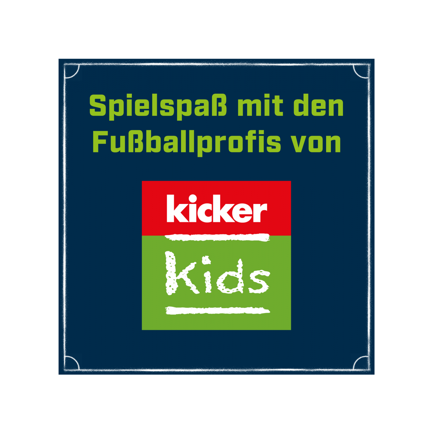Kicker Fußball Quiz-Spiel Kids