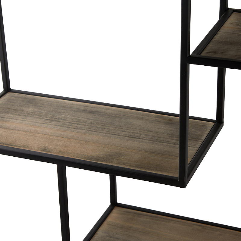 Home Metallhylle 60 x 15 x 74 cm m/trehyller