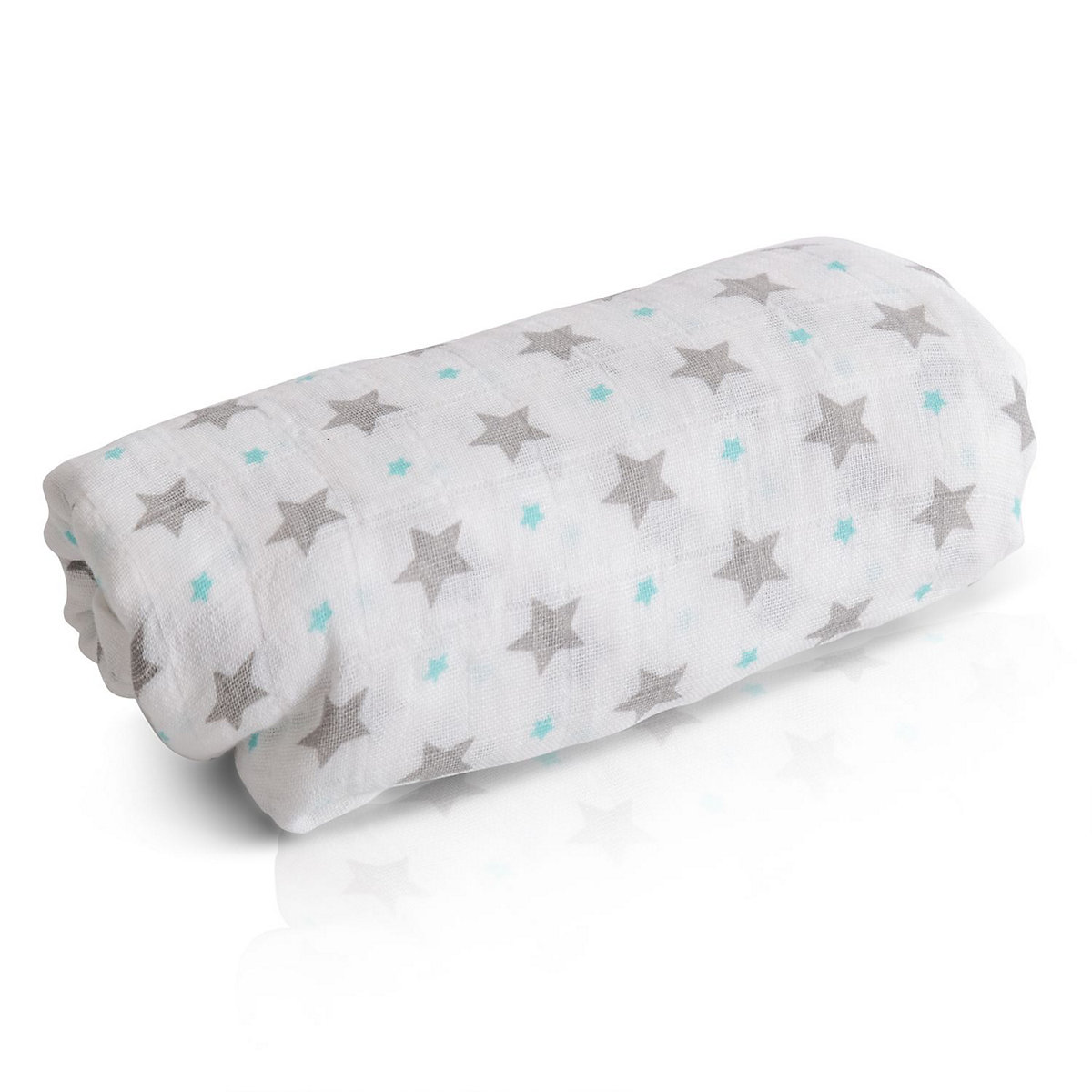 Baby Stoffwindel Set Aimy 120 x 110 cm, Klemmen, Musselin, Spucktücher Mullwindeln