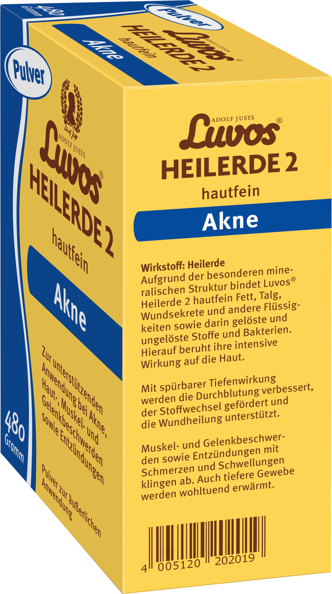 Heilerde 2 hautfein äußerlich, 480 g