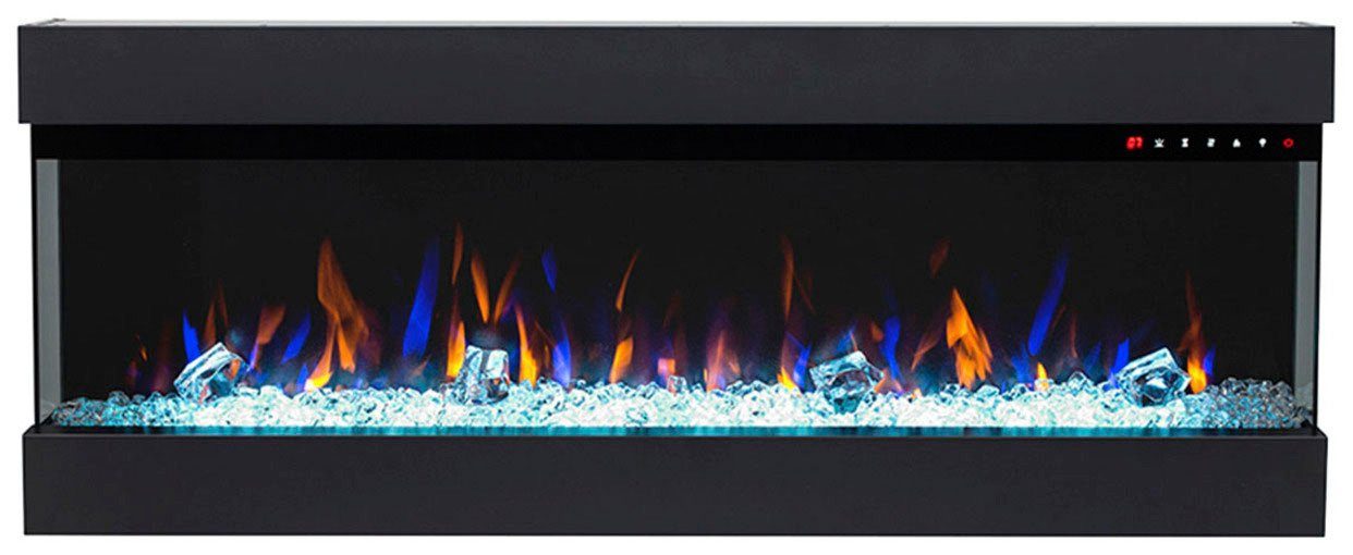 GLOW FIRE Elektrokamin Insert 36, täuschend echte Flamme - Multicolor LED-Technik, Heizfunktion 1600W