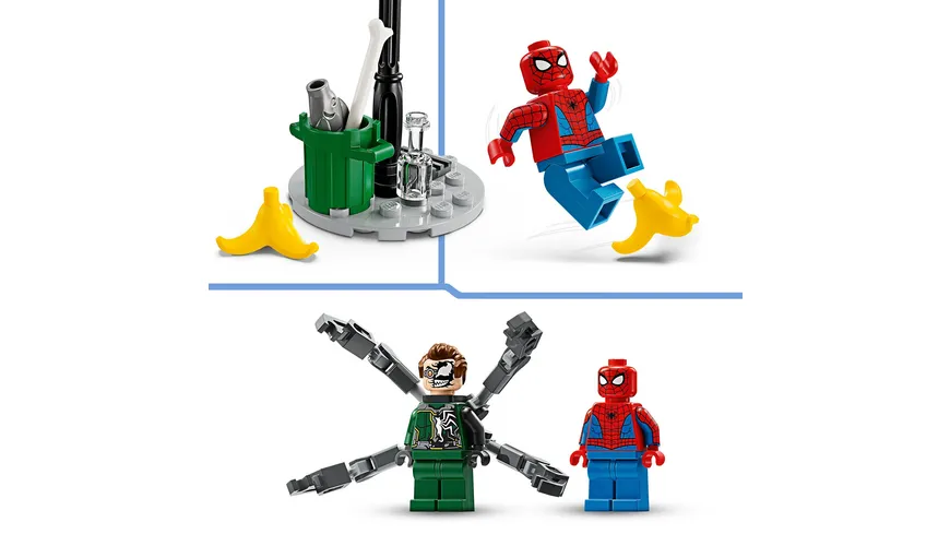 LEGO Marvel 76275 Motorrad-Verfolgungsjagd: Spider-Man vs. Doc Ock