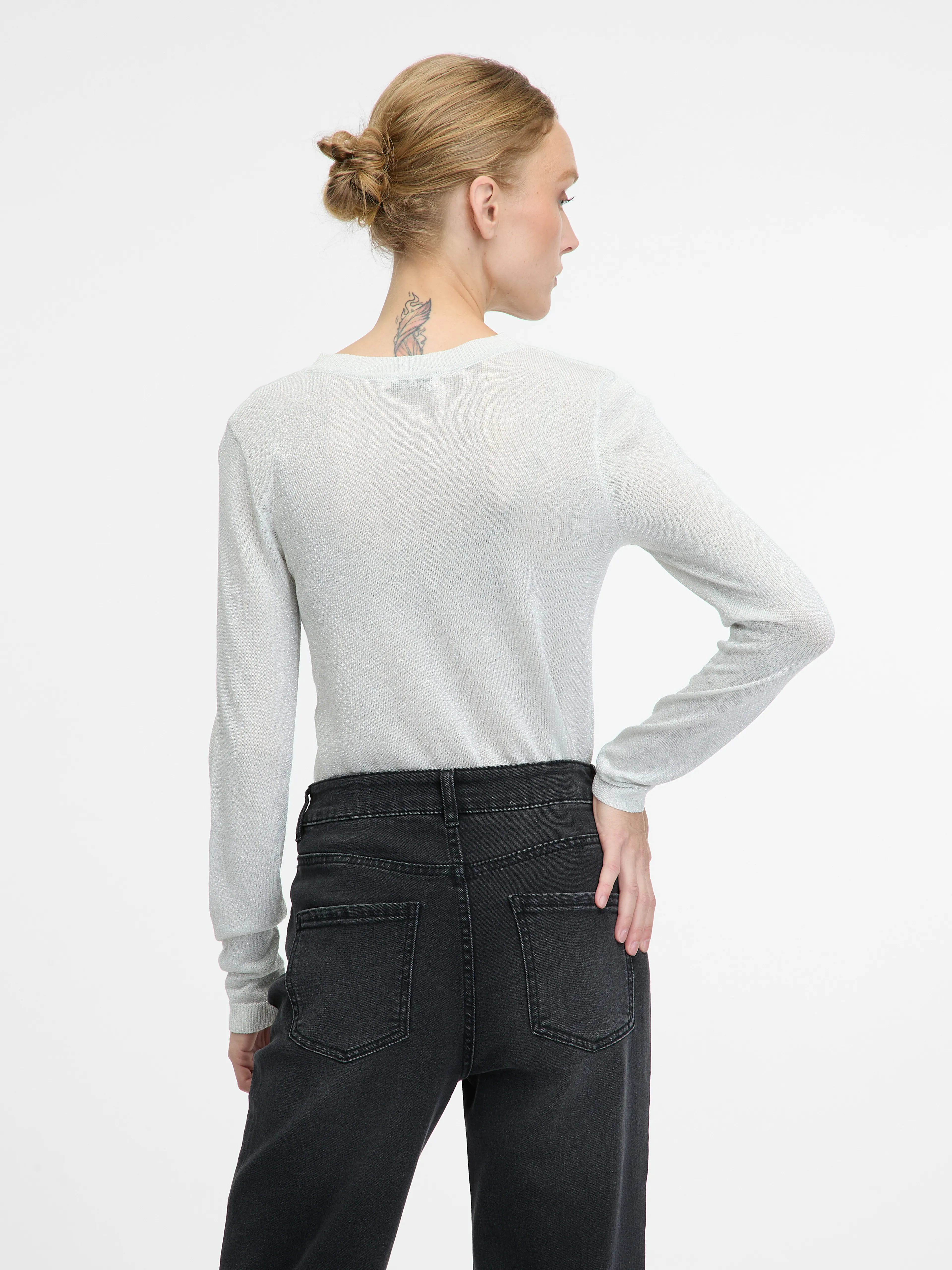 Cremefarbener Damenpullover ORSAY