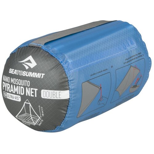 INSEKTENSCHUTZ NANO MOSQUITO PYRAMID NET DOUBLE GREY