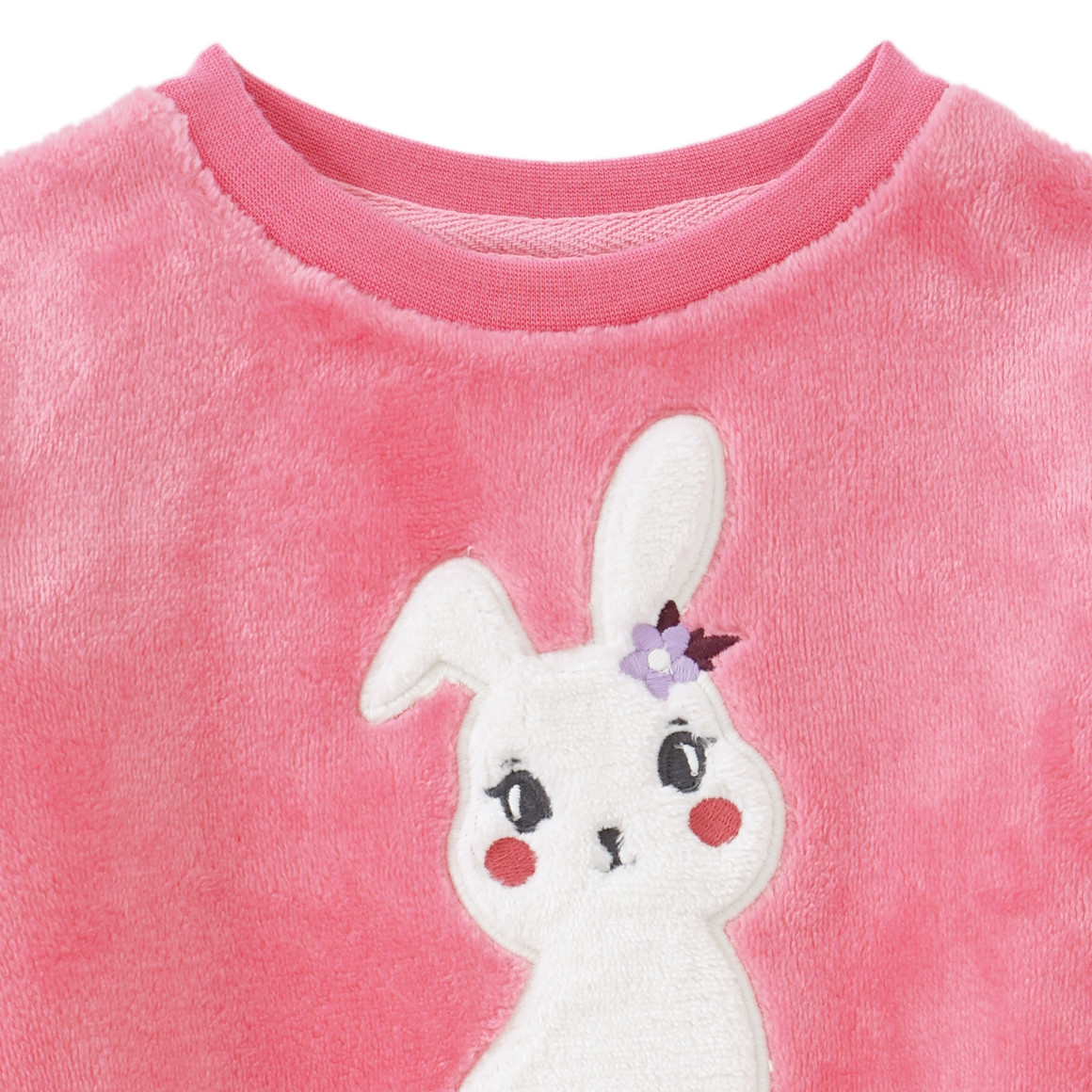 Mädchen Sweatshirt flauschig weich