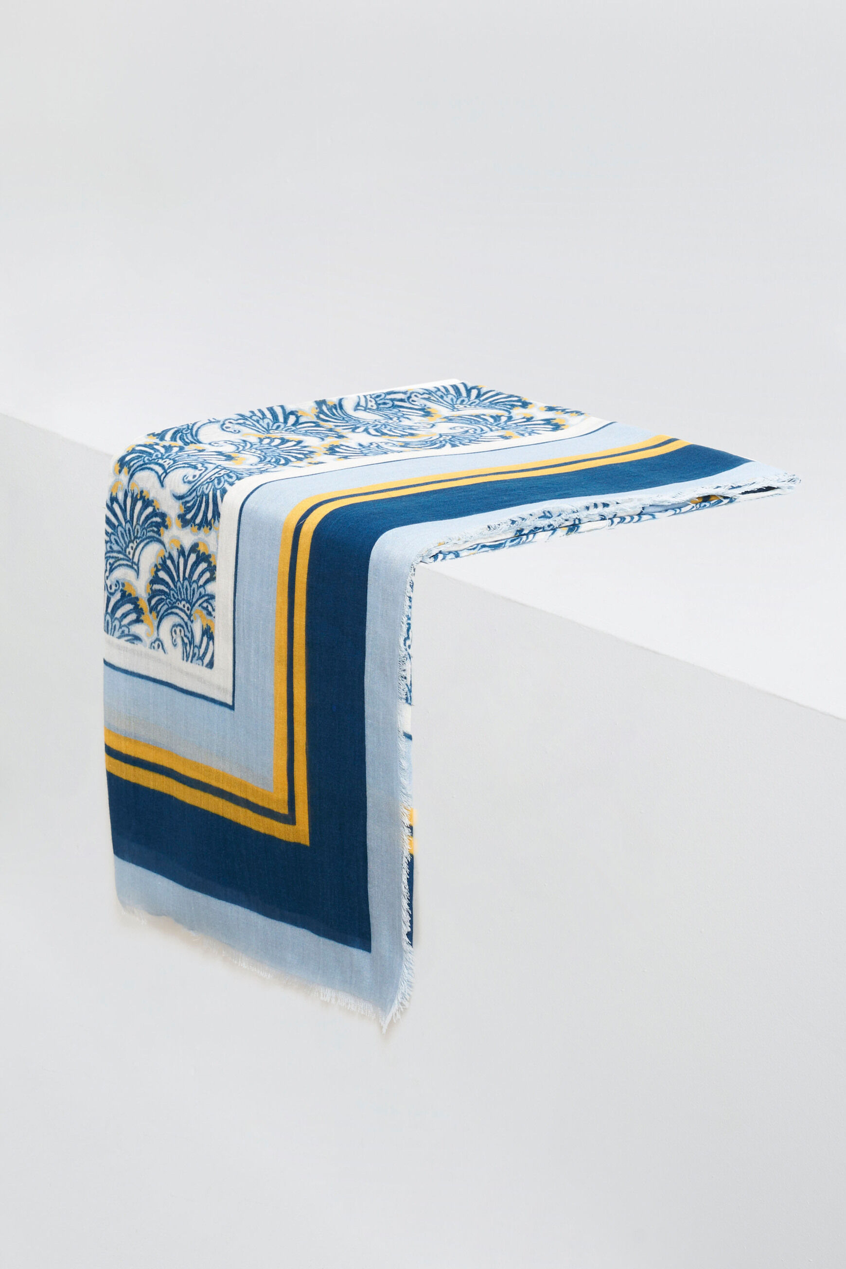 foulard alice bleu clair femme