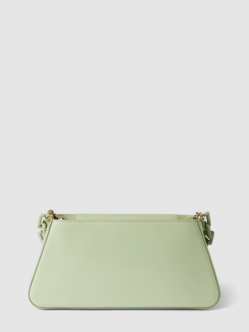 Shoulder Bag mit Label-Detail Modell 'Rio' in mint
