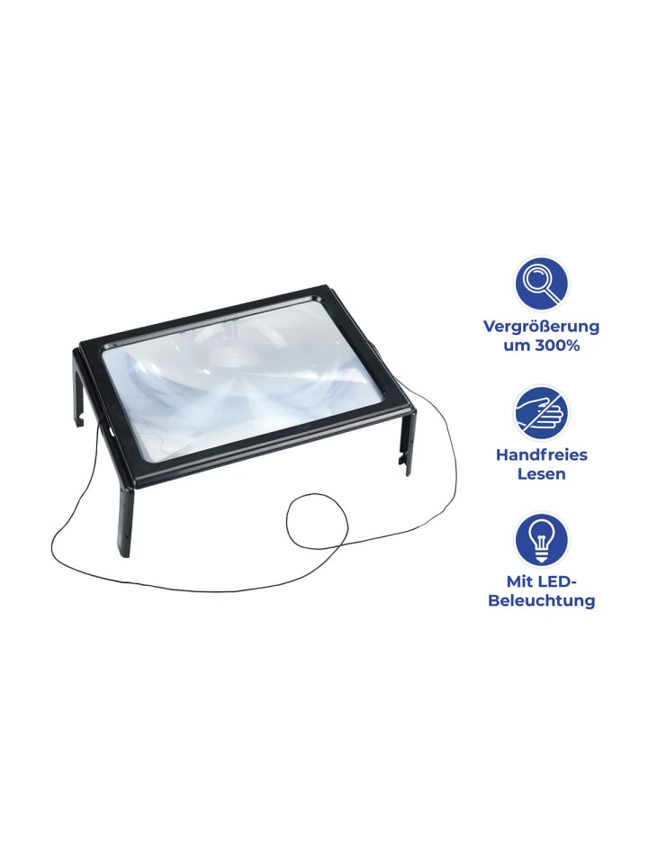 Maximex Leselupe LED in Schwarz günstig kaufen onesize
