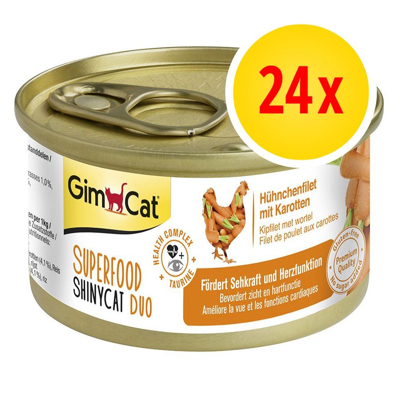 24 x 70 g GimCat Superfood ShinyCat Duo % bei bitiba.de
