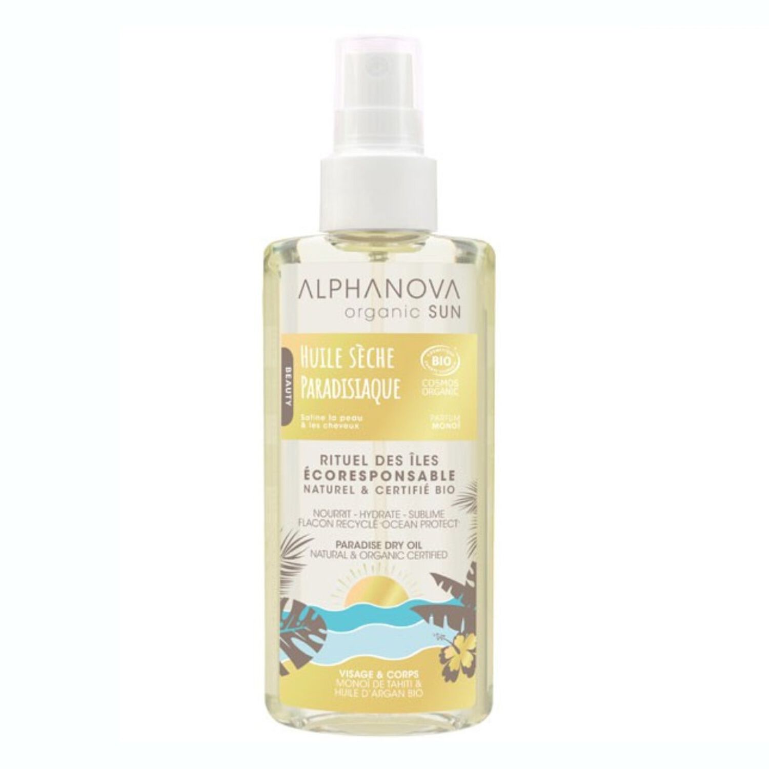 Alphanova Sun Huile Sèche Paradisiaque Après-Soleil 125 ml