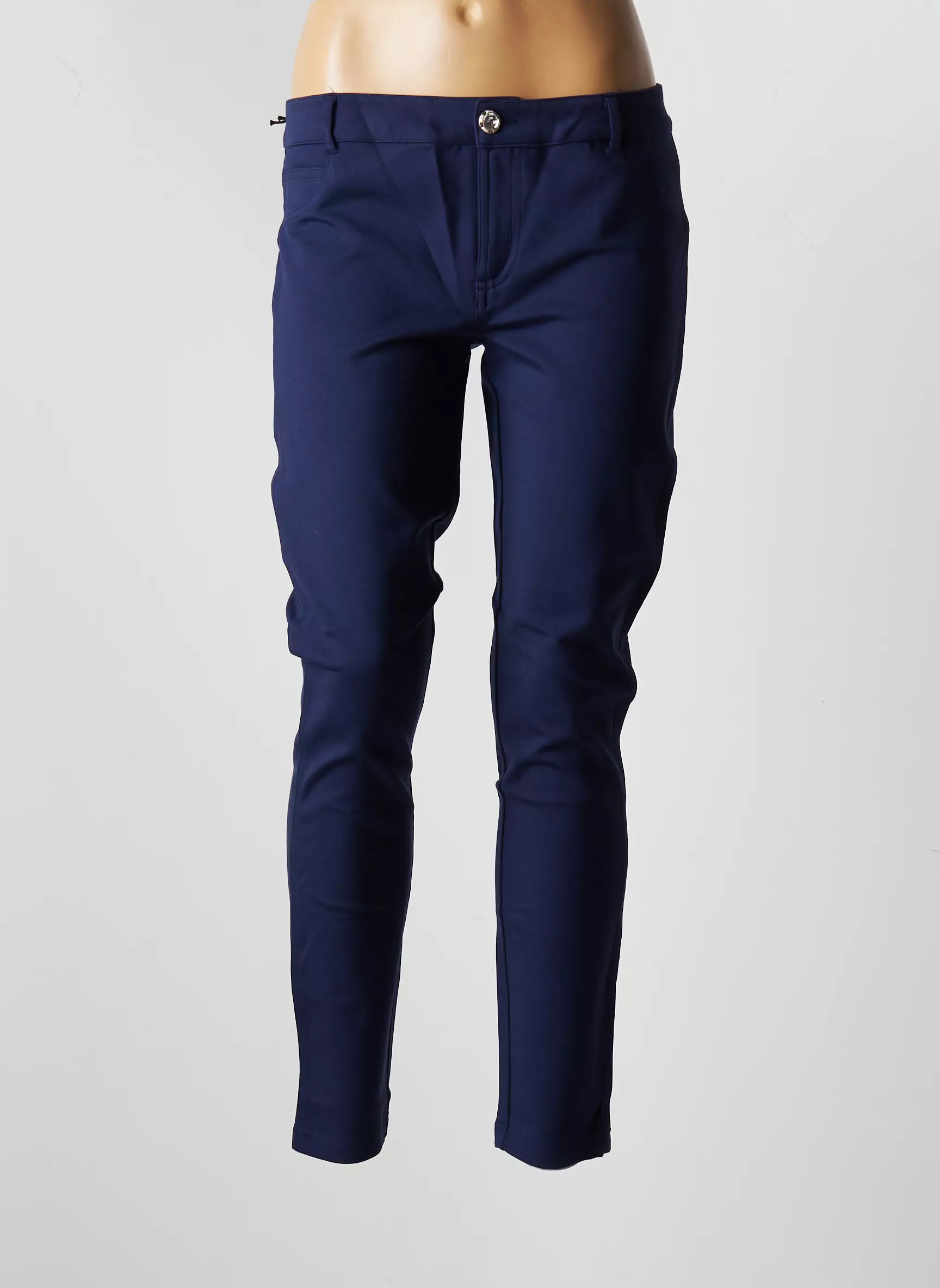 Guess Pantalons Slim Femme couleur bleu