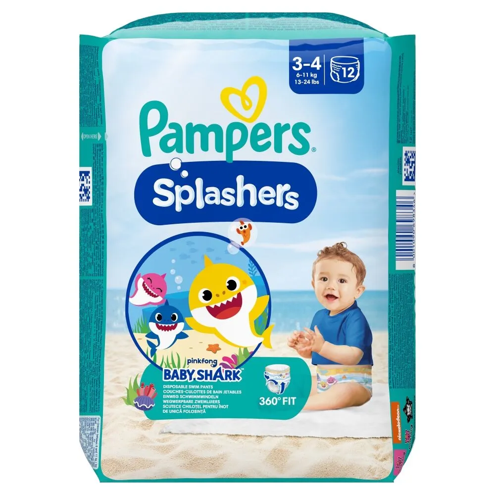 Pampers Pants Splashers Baby Shark pelene veličina 3